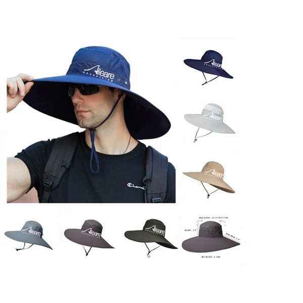 Super Wide Brim Men Fishing Sun Hats 1