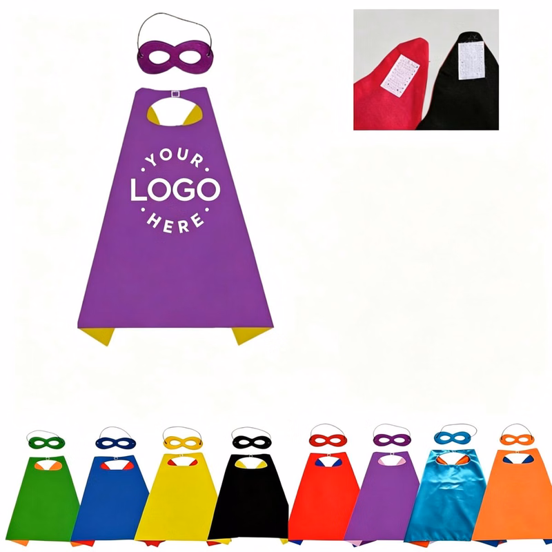 MOQ 50pcs Kids Hero Dress-Up Cape Cloak