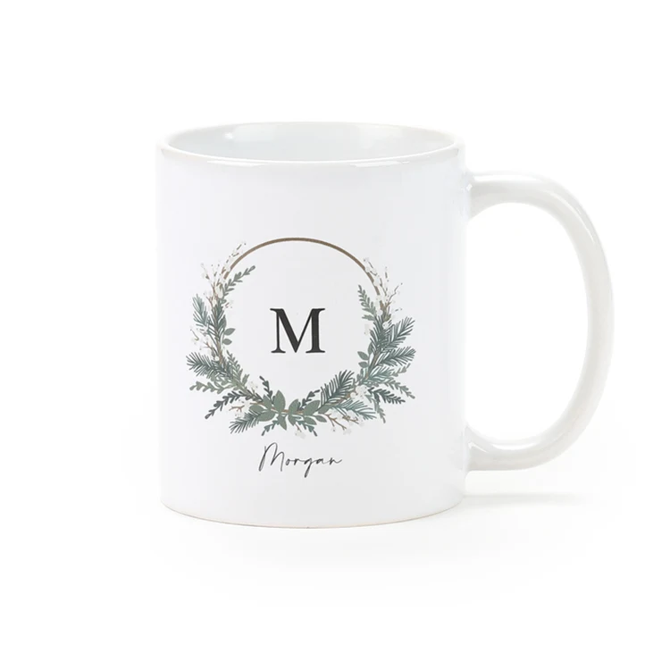 Holiday Monogram Coffee Mug (11 Oz.) 1