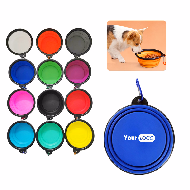 MOQ 50 Collapsible Pet Bowl