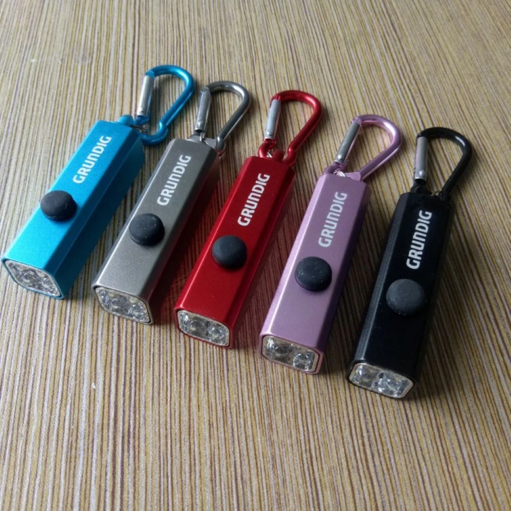 Mini flashlight climbing keychain 1
