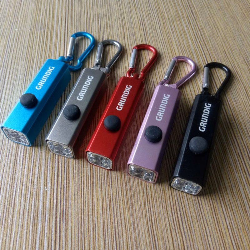 Mini flashlight climbing keychain