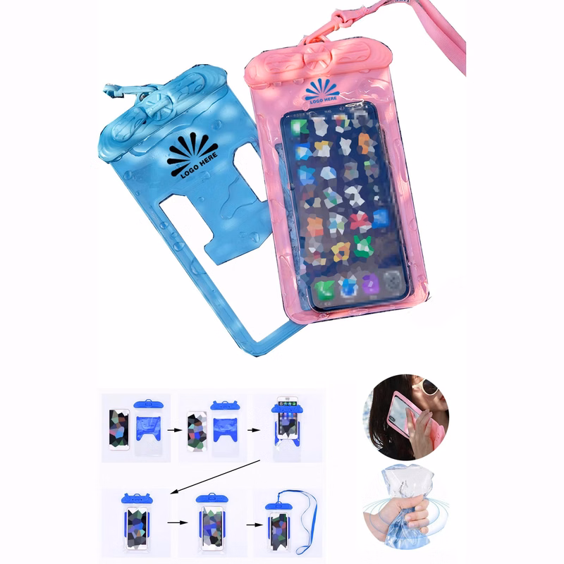 Custom Logo Waterproof Phone Case - Swim/Dive/Beach