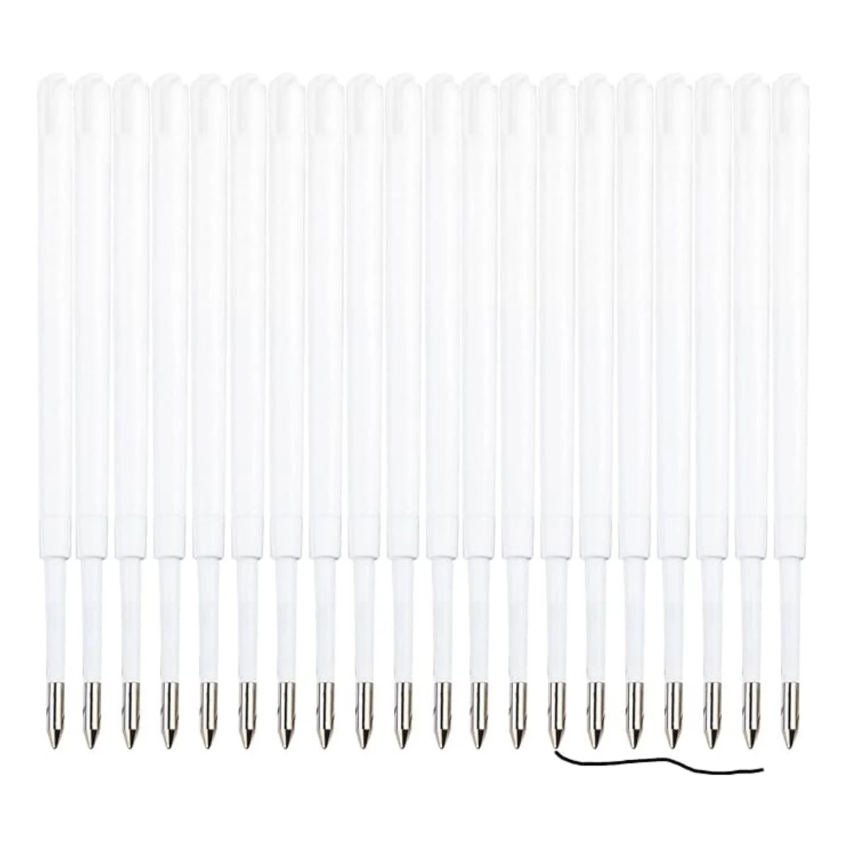 20 Pieces Ballpoint Pen Refills Black Ink 1
