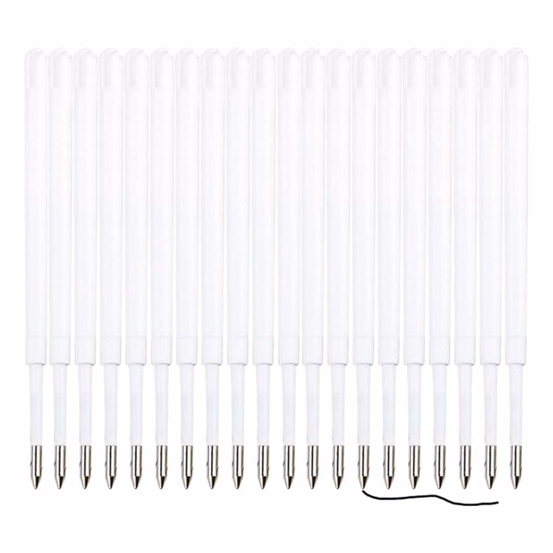 20 Pieces Ballpoint Pen Refills Black Ink