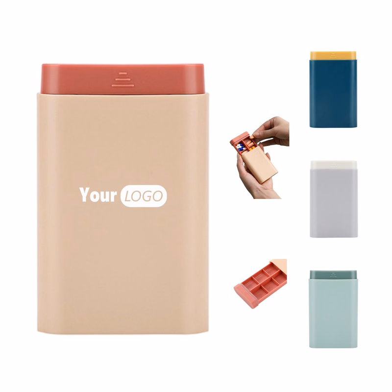 Portable Pill Organizer Box