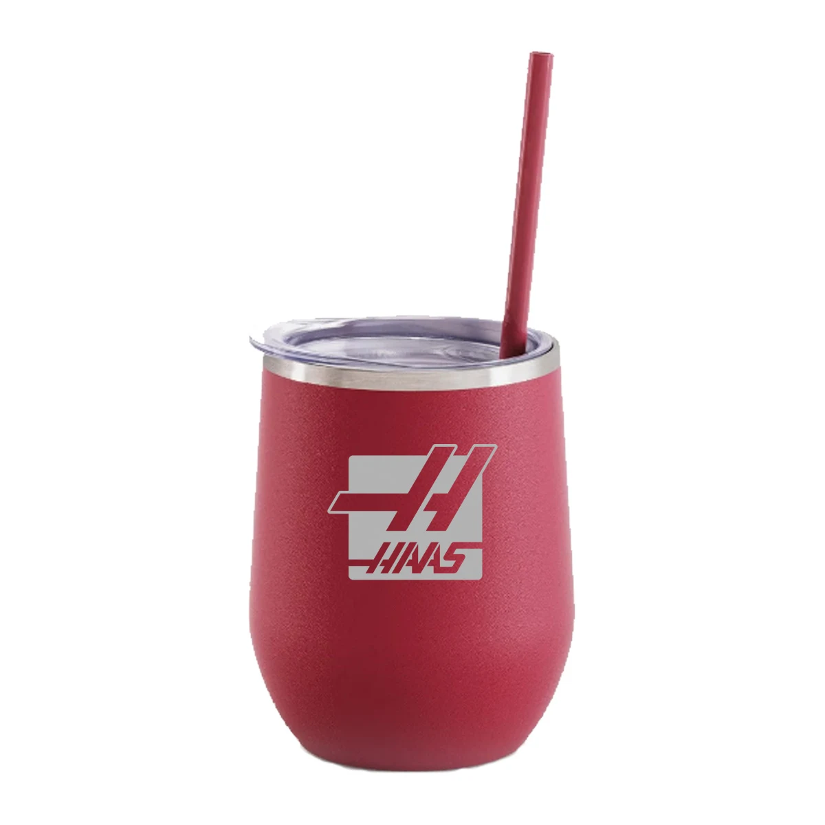 12 Oz. Maars Lipstick Red Bev Steel Stainless Steel Wine Tumbler 1