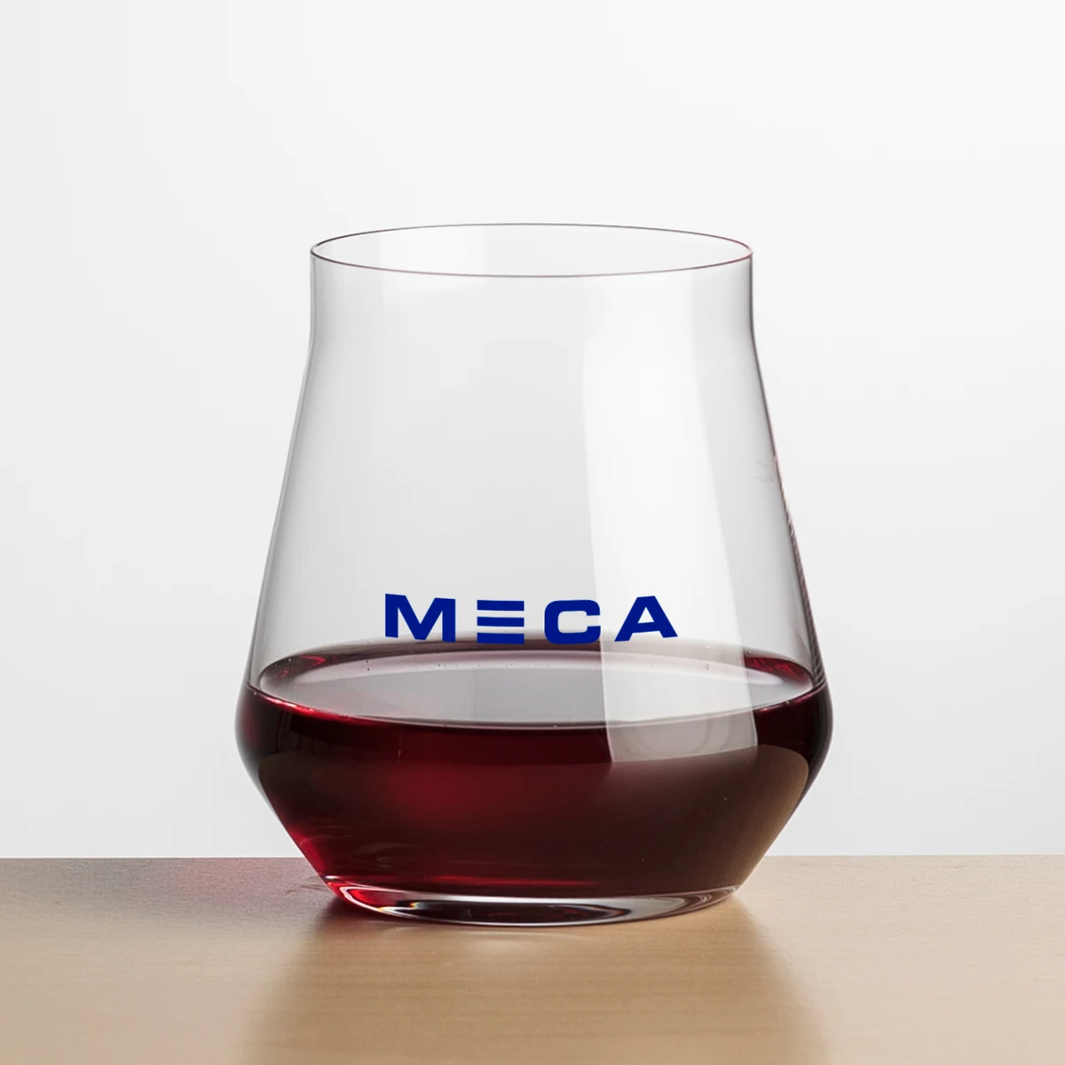 Bretton Stemless Wine - Imprinted, custom glassware with logo imprint 1