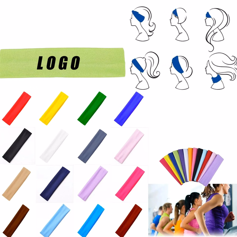 Solid High Stretch Headband Yoga Exercise Hair Accessories