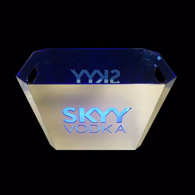 12L LED Custom Acrylic Ice Buckets