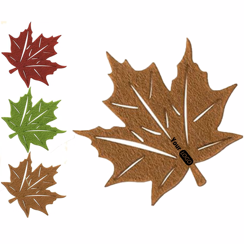 Maple leaf Felt Coaster
