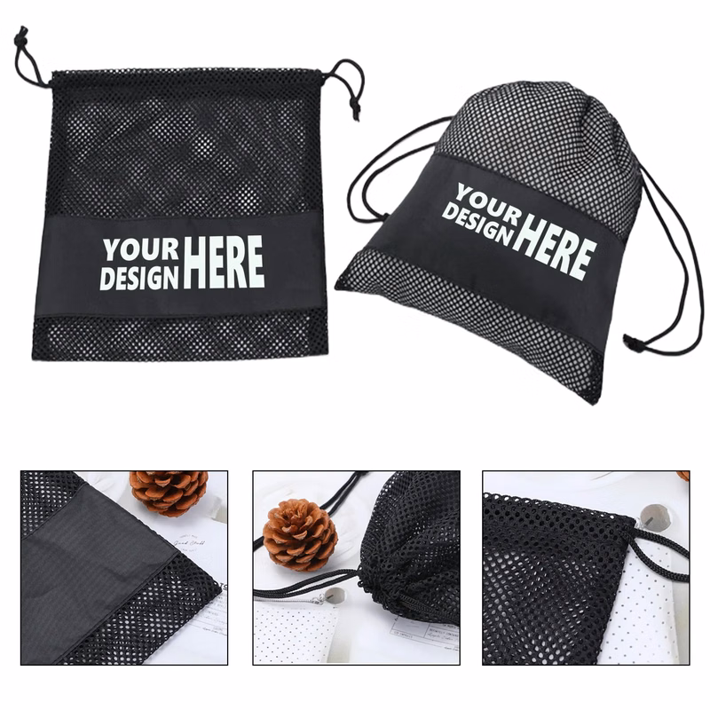 Polyester Drawstring Mesh Bag Free Shipping