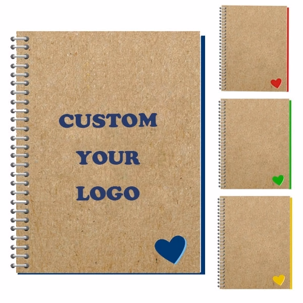 Recycled Die Cut Heart Notebook