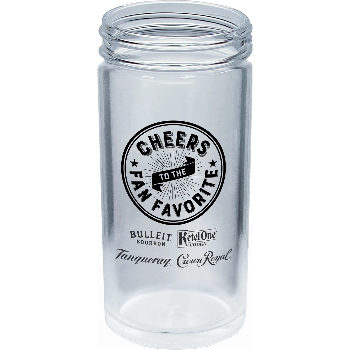 10oz Acrylic Mason Jar Cup 1