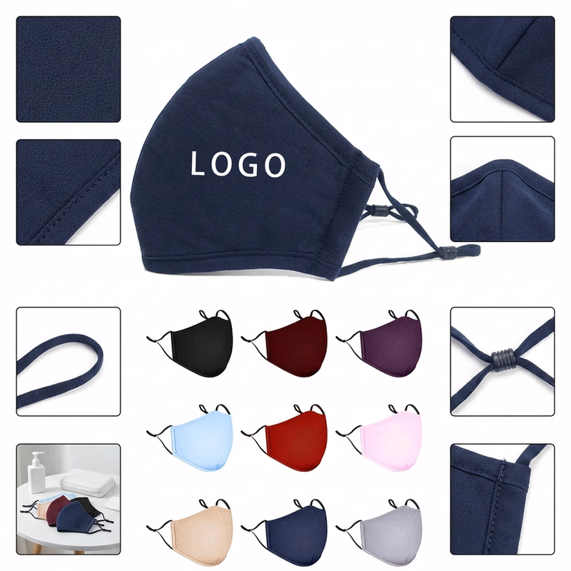 Printed Adjustable Cotton Face Mask