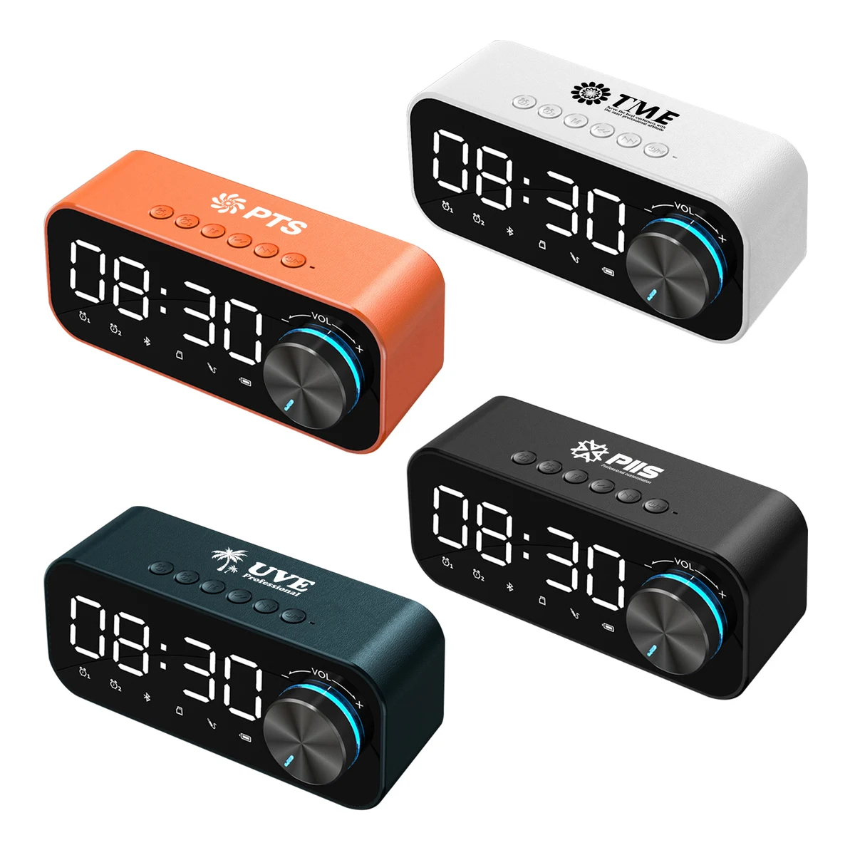 Digital Alarm Clock With Bluetooth Speaker 1