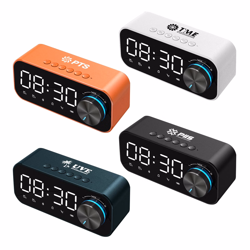Digital Alarm Clock With Bluetooth Speaker