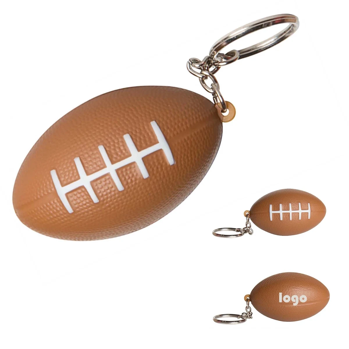 Sports Football Stress Reliever Ball Key Chain 1