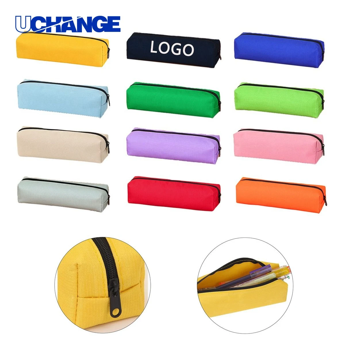 High-Capacity Oxford Zipper Pencil Case Organizer 1