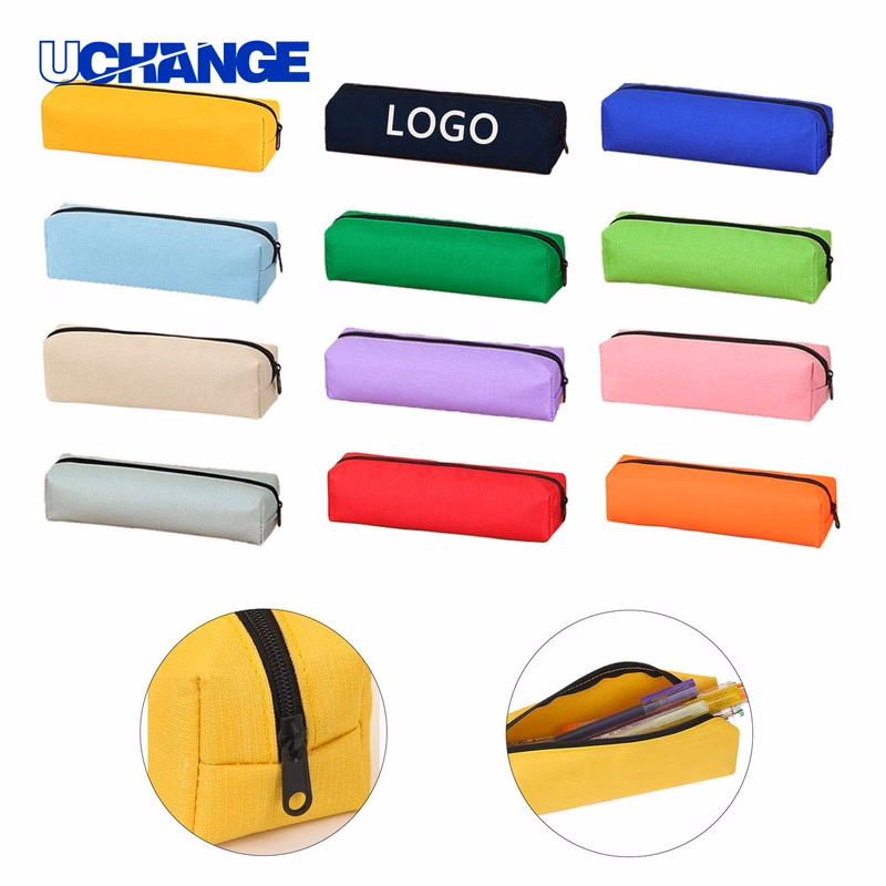 High-Capacity Oxford Zipper Pencil Case Organizer