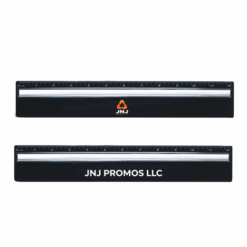 12" Straight Ruler With Magnifier