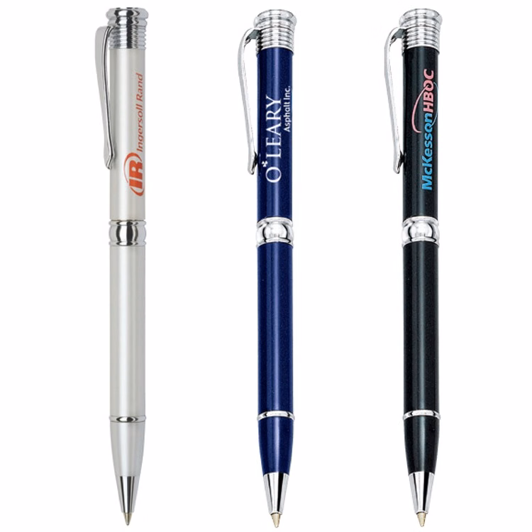 Aiden Cap Off Brass Ballpoint Pen