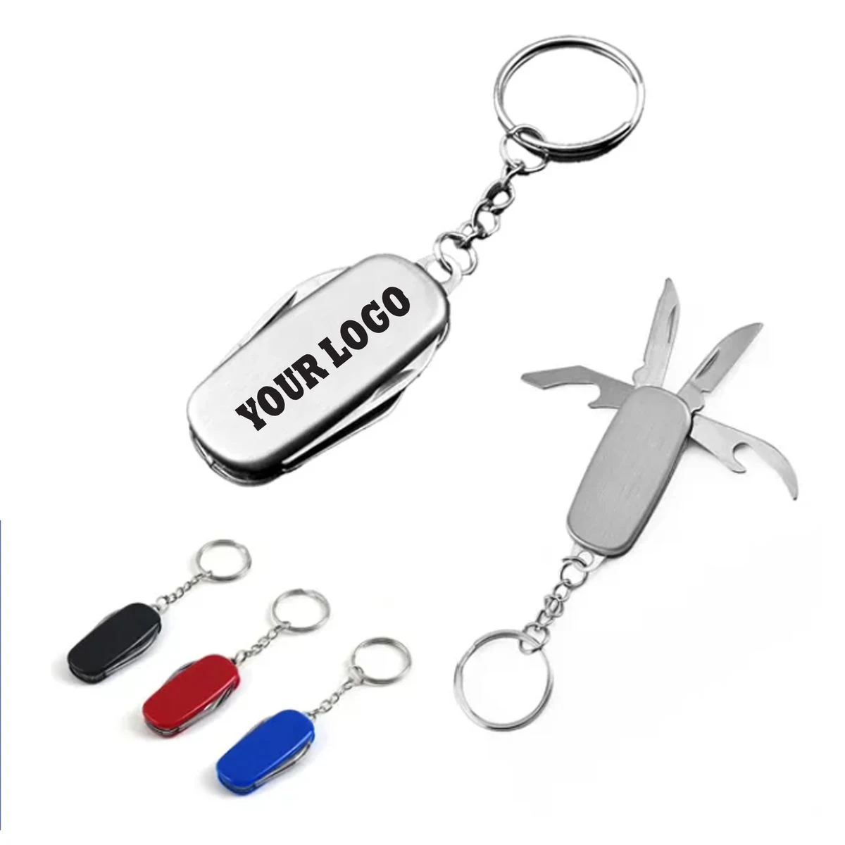 4 In 1 Multifunctional Tool With Keychain 1
