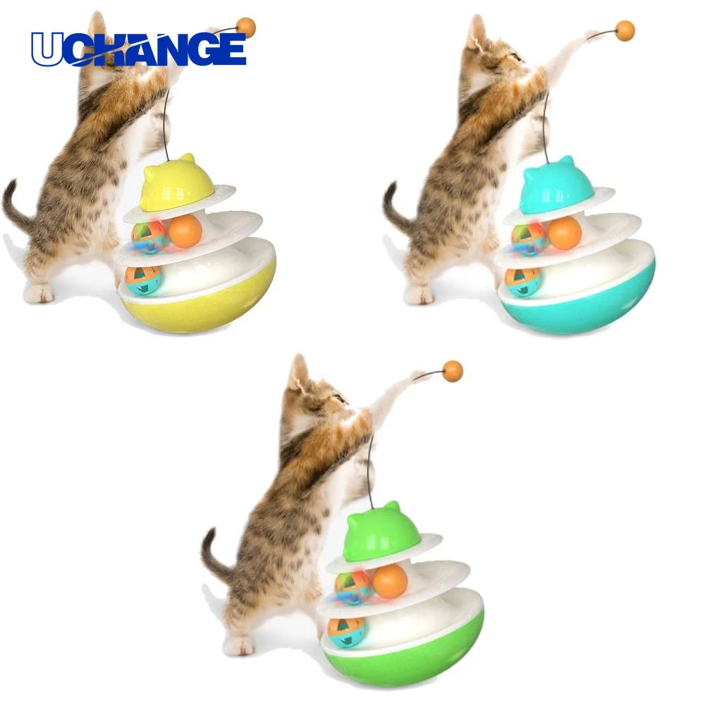 Cat Tumbler Turntable Interactive Toy 1