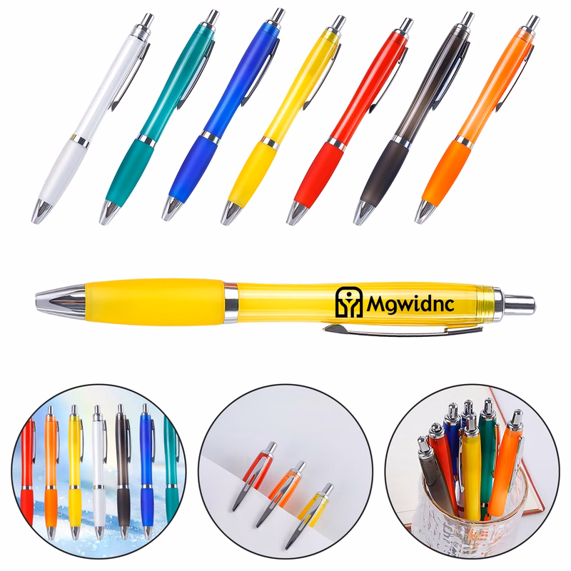 Retractable Gourd Pen Smooth Writing Ballpoint Pen Comfortable Grip Multi-Color Gift Promotional Pen