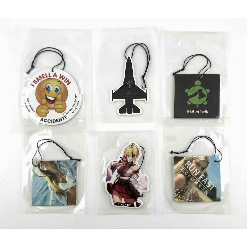 Custom Shape Car Air Freshener 1