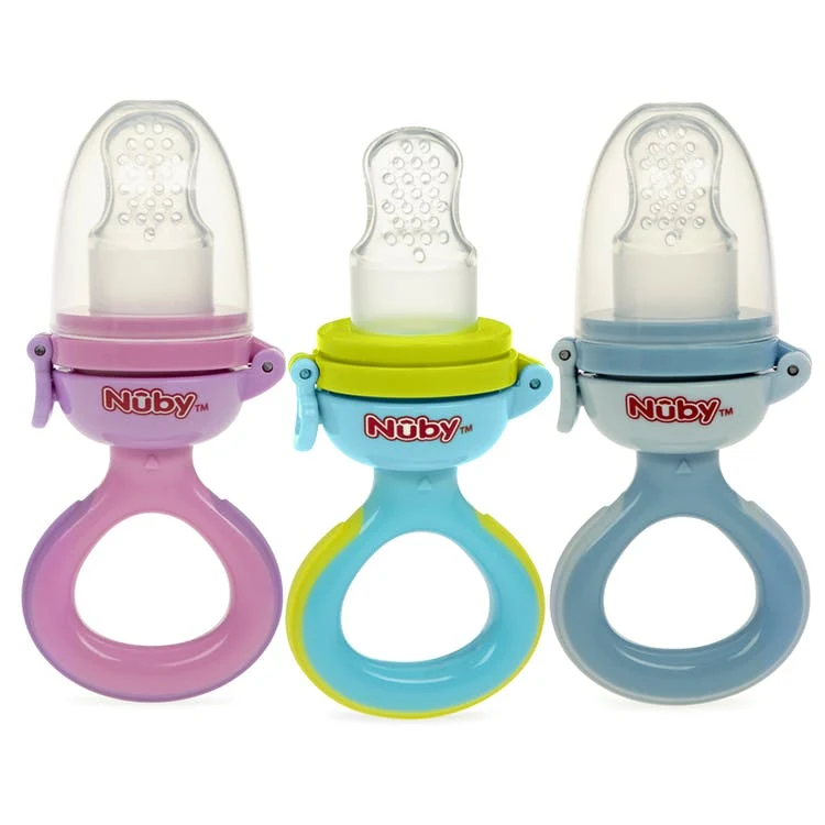 Nuby First Foods Feeders - Hygienic Cover Squeeze To Feed 1