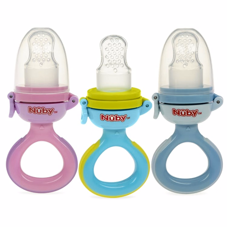 Nuby First Foods Feeders - Hygienic Cover Squeeze To Feed