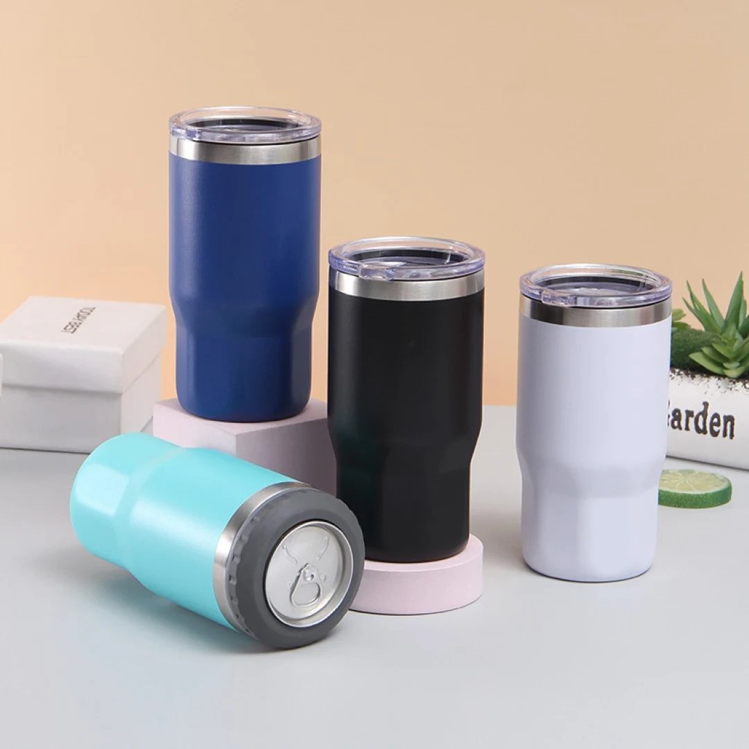 Freezable Stainless Steel Insulated Beer Holder 1