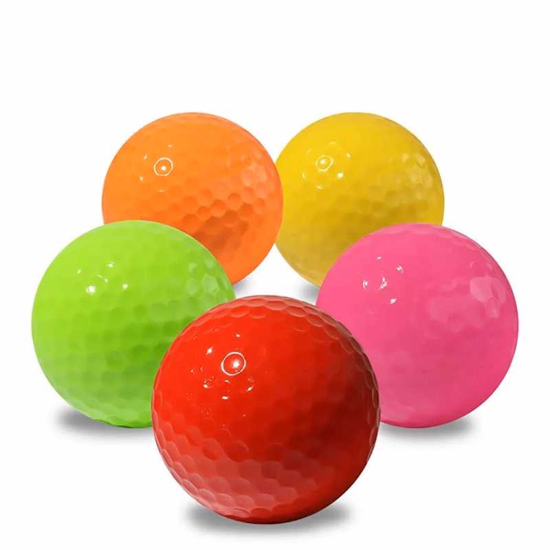 Colored Double-layer Training Golf Ball 392/395 Honeycombs