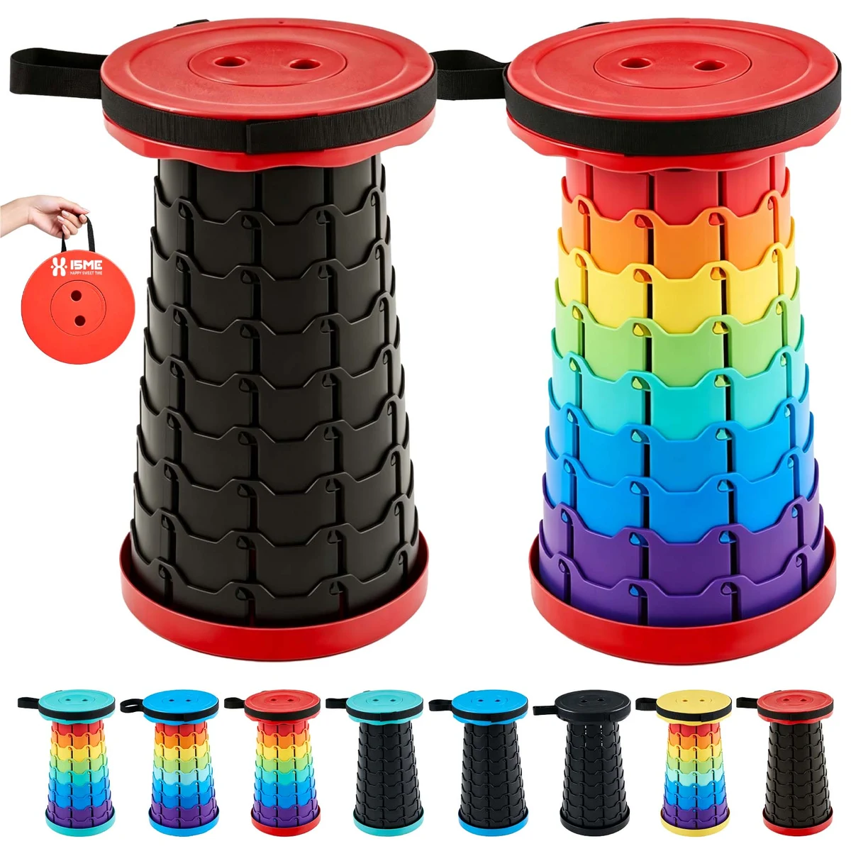 Adjustable Folding Stool 1
