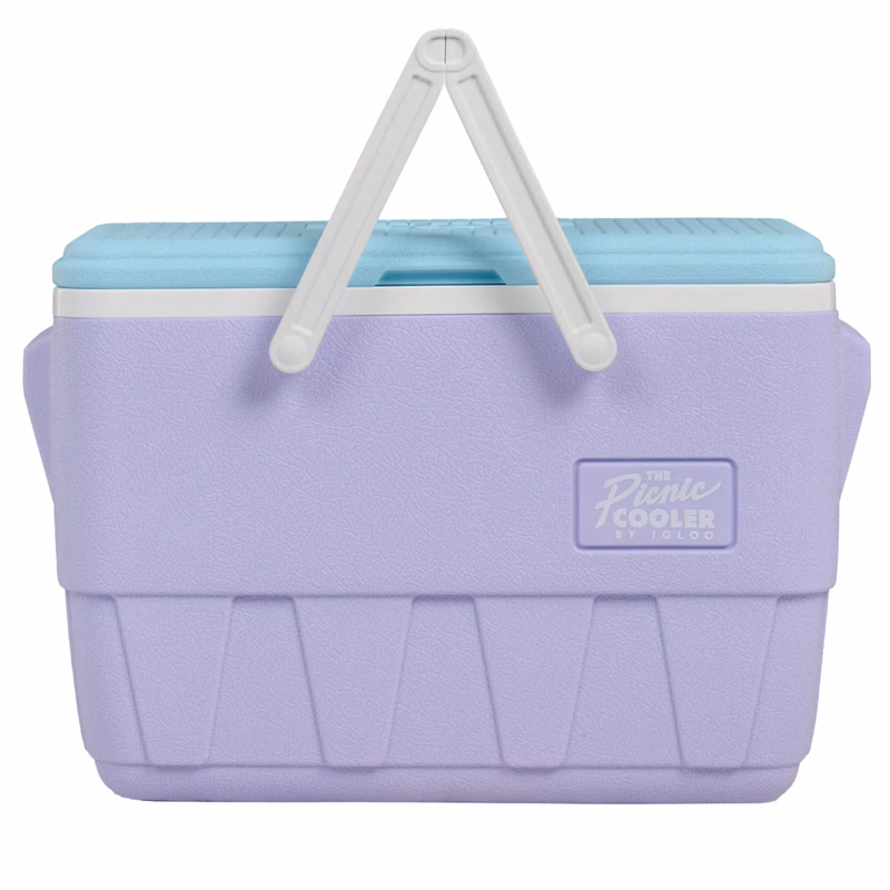 USA Made IGLOO Retro Vintage Picnic Basket 25 Qt Cooler