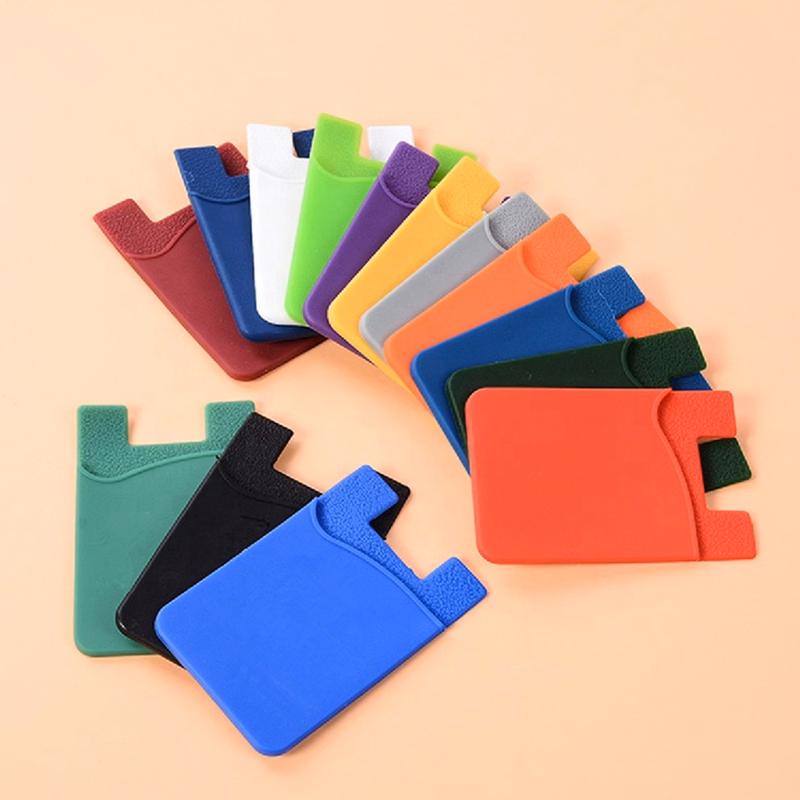 1-Pocket Silicone Cell Phone Smart Wallet