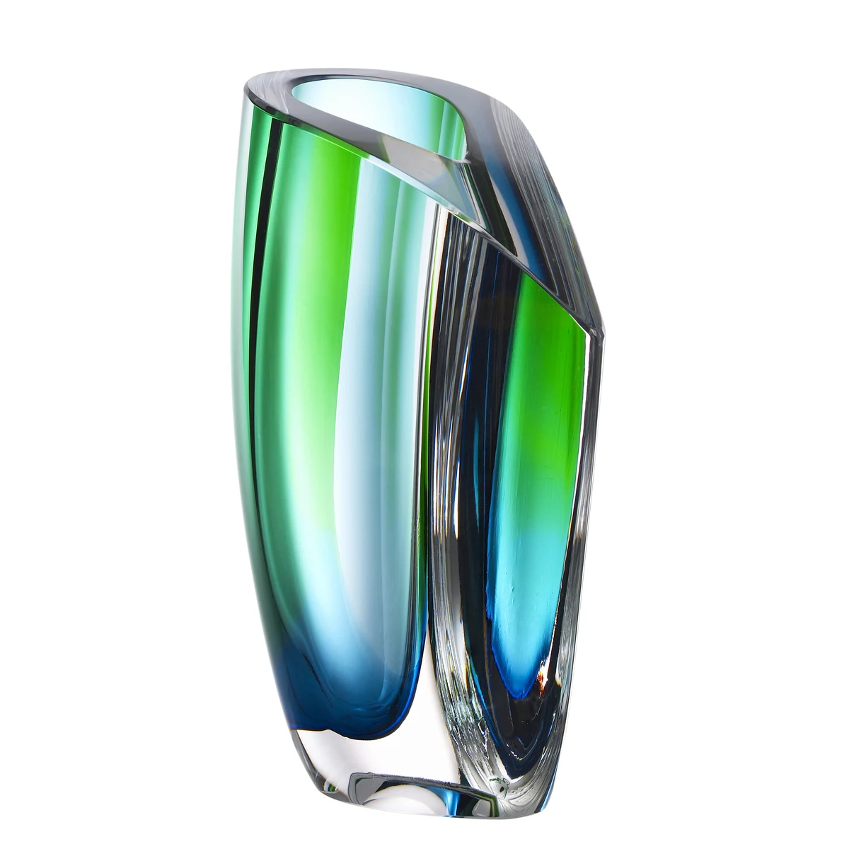 MIRAGE VASE BLUE/GREEN LARGE 1