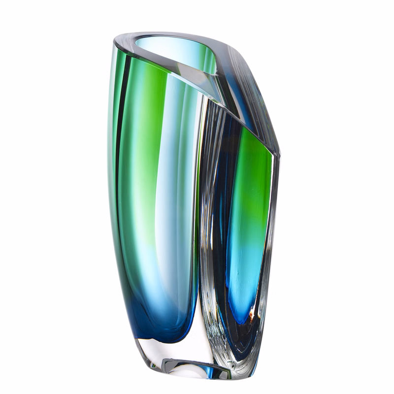 MIRAGE VASE BLUE/GREEN LARGE