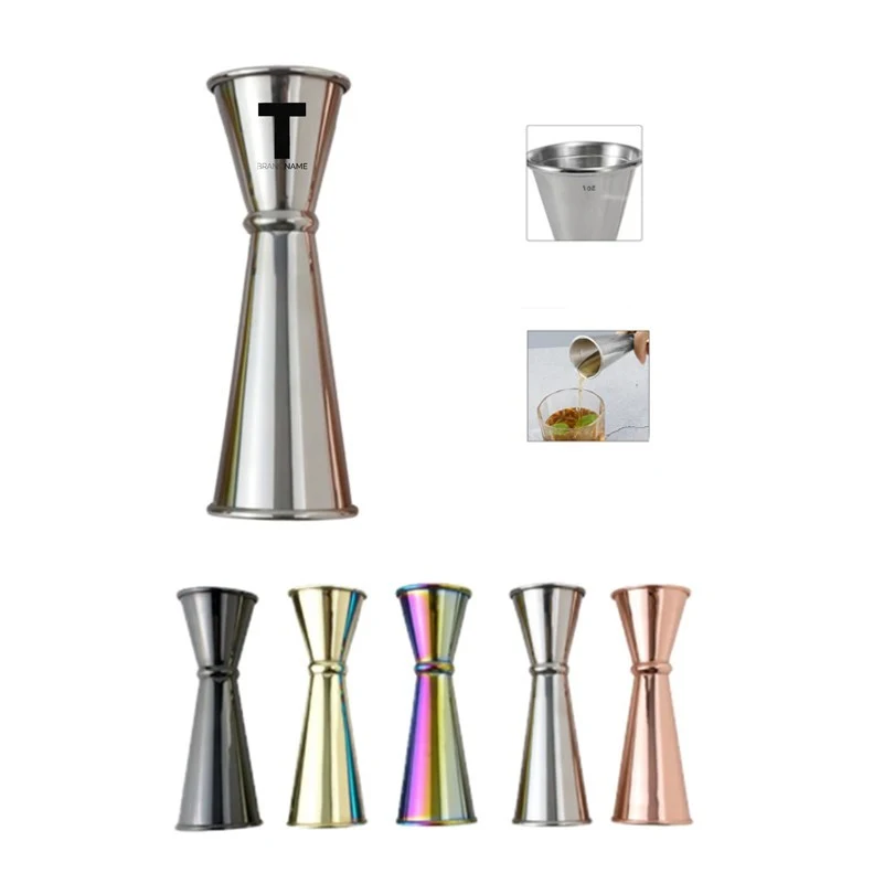 Stainless Steel Double Sided Cocktail Jigger 1