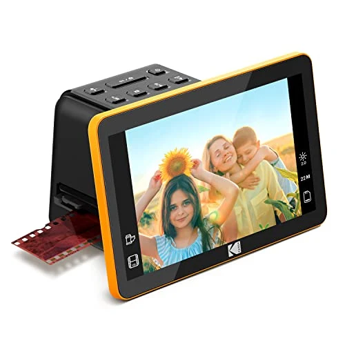 Kodak Slide N Scan Max Digital Film Slide Scanner, Black/Yellow (RODFS70) 1