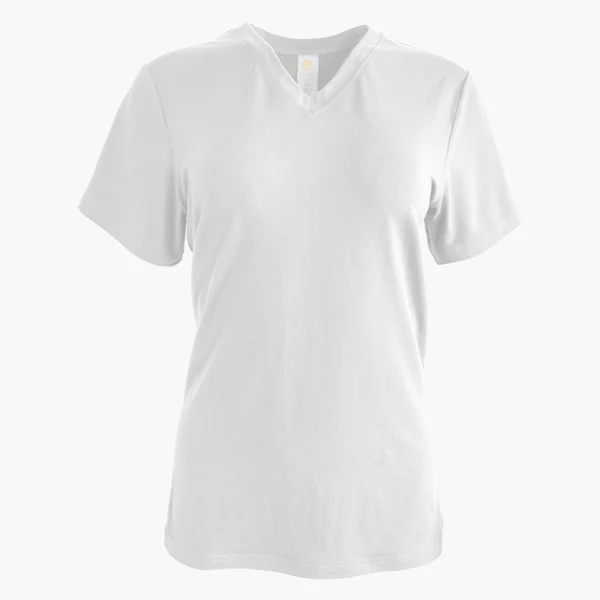 #V171 / Velvet Jersey Women's V-Neck Tee 1