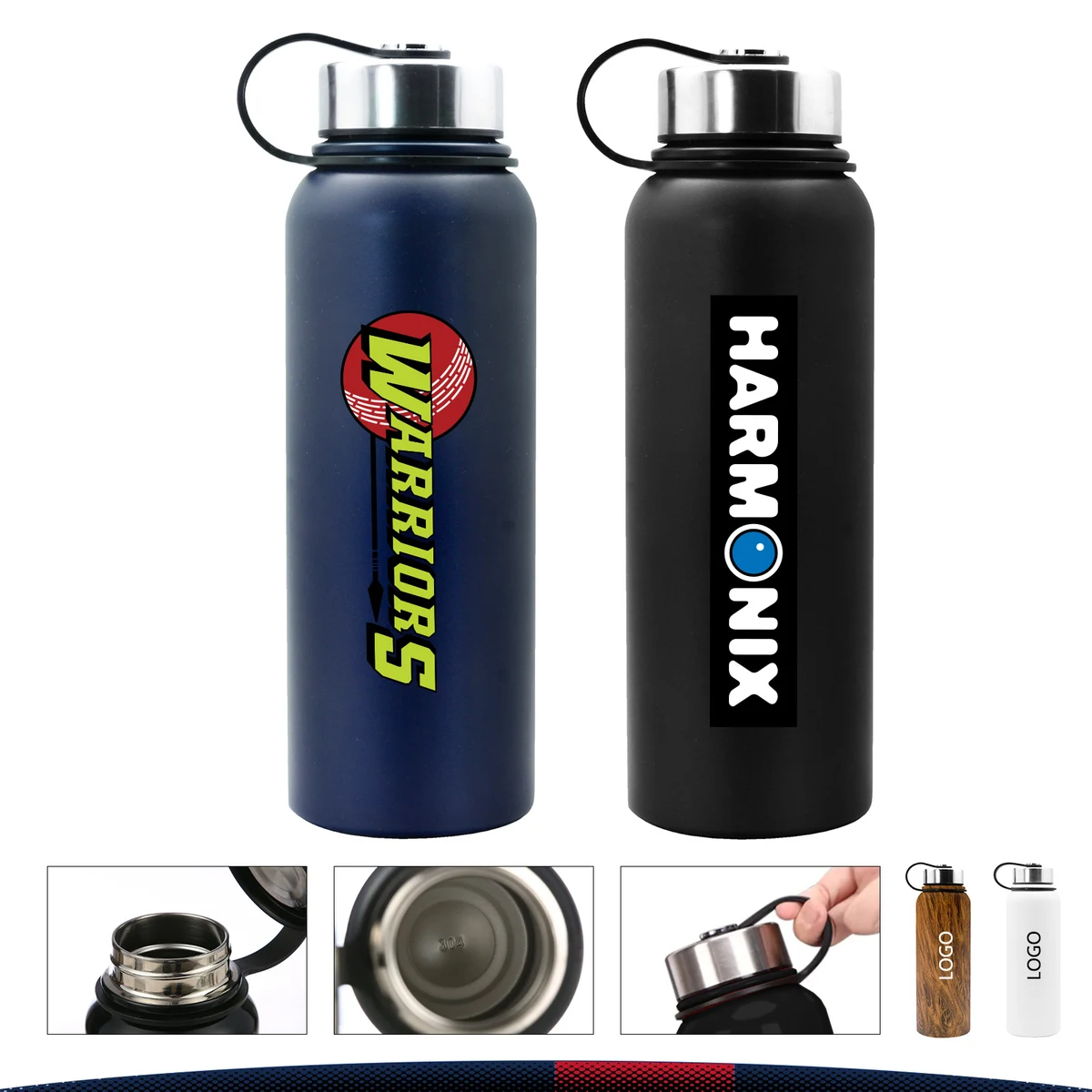 40 OZ. Gurle Insulated Water Bottle, custom water bottle with logo imprint 1