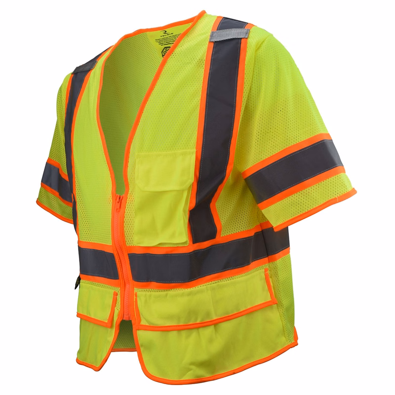 Radians SV2725 Type R Class 3 Self Extinguishing Multipurpose Mesh Surveyor Vest