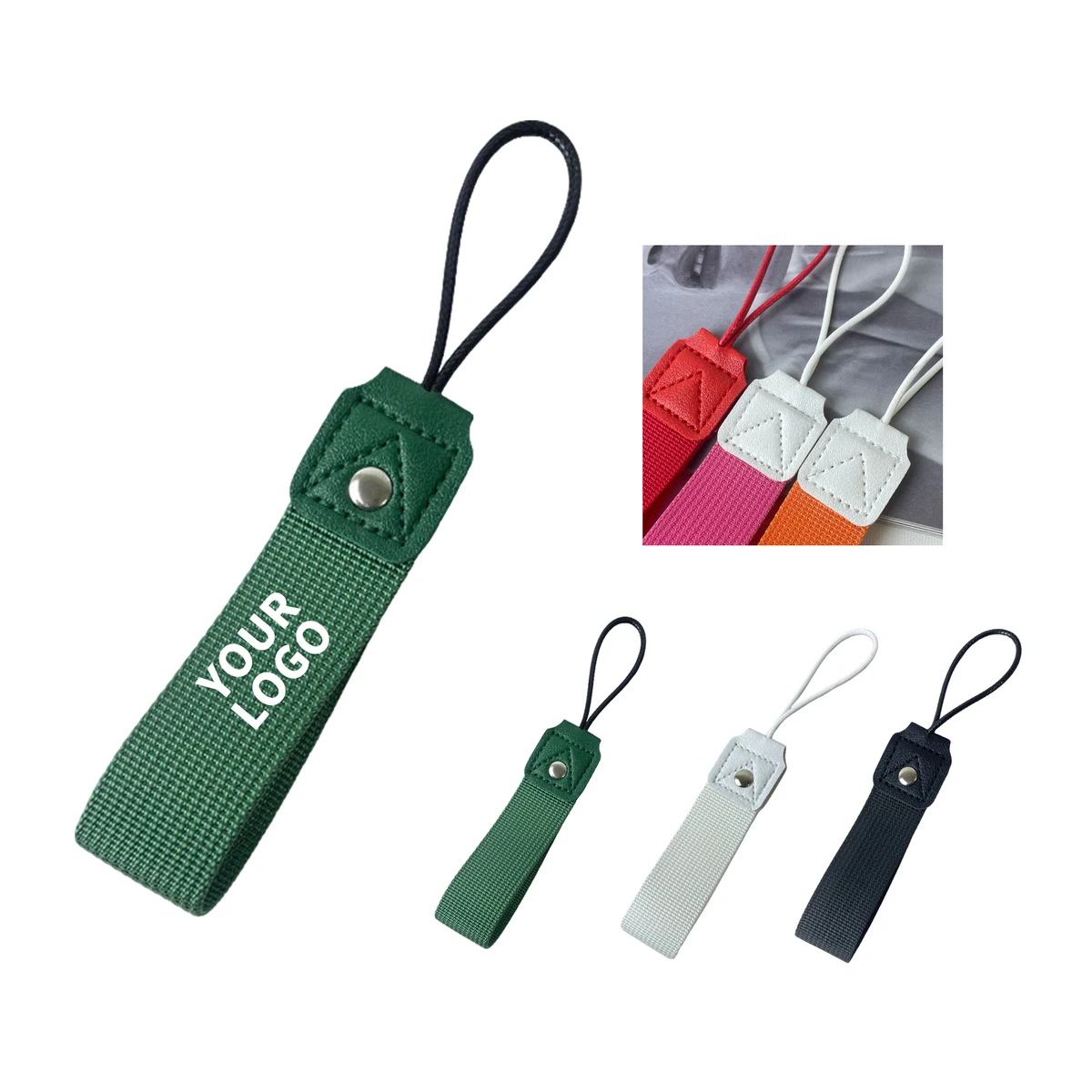 Polyester Water Bottle Lanyard Carry Strap 3.9" Length 1