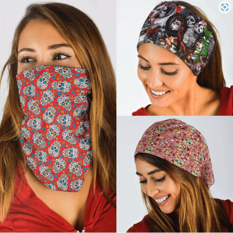 Square Shaped Sublimated Cooling Bandana