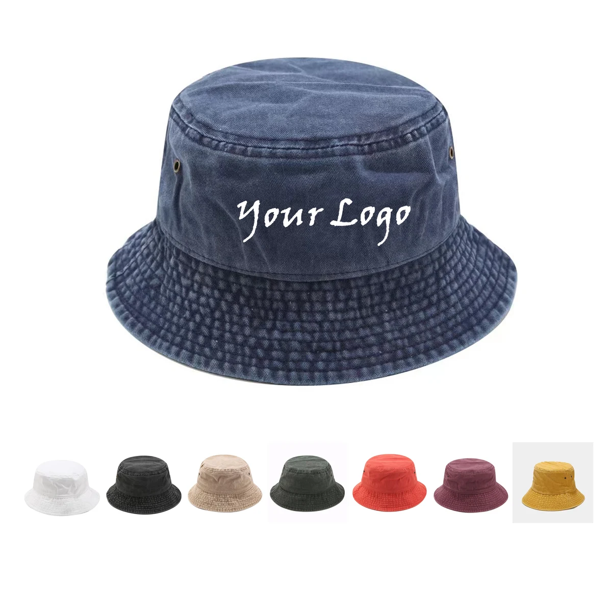 Washed Cotton Bucket 1
