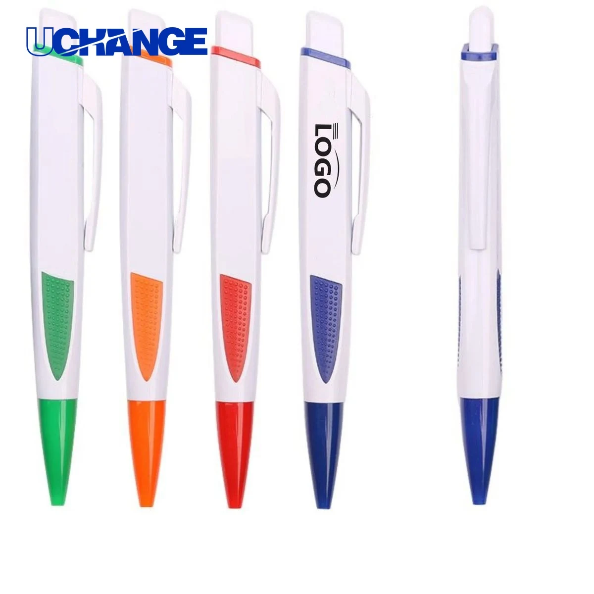 ABS Plastic Retractable Ballpoint Pen, custom pen with logo imprint 1