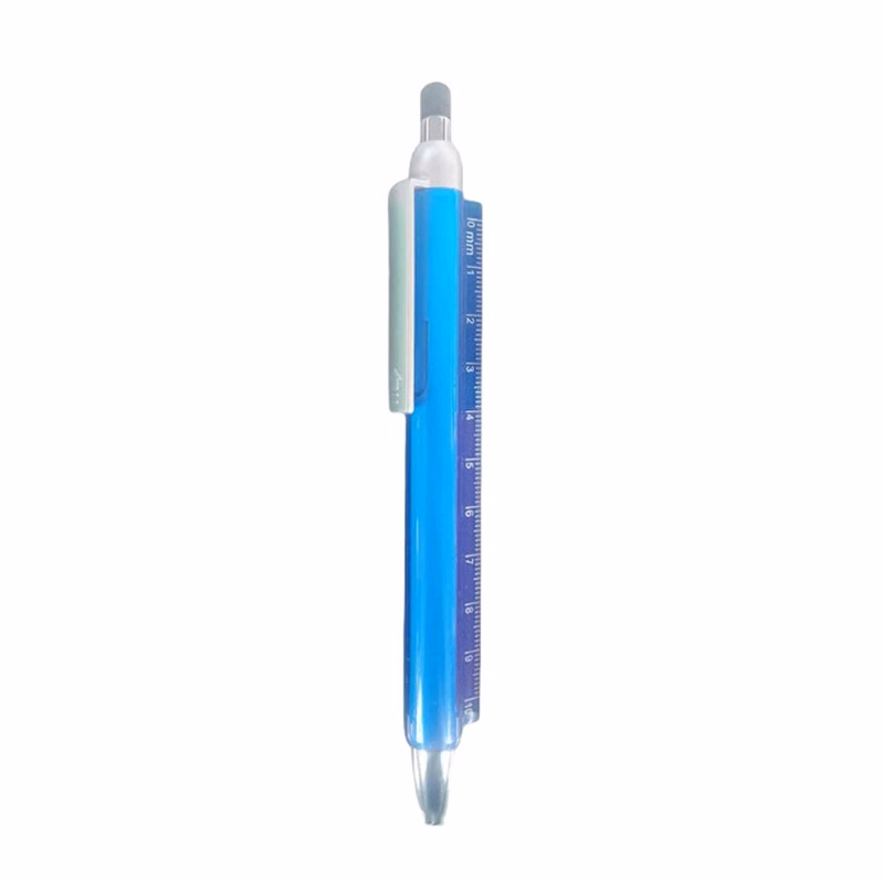 Twist-Action Ballpoint Pen W/ A Stylus And Tape Measure