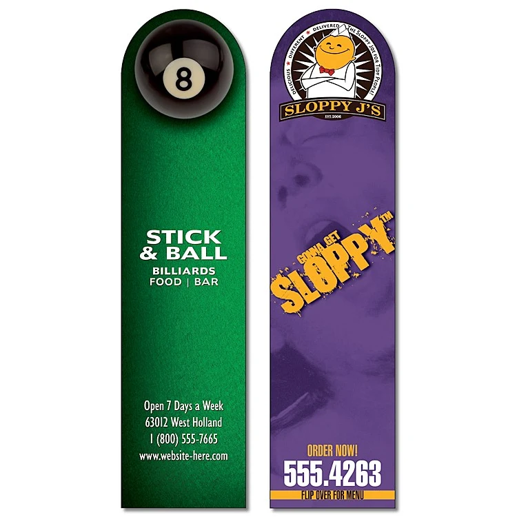 Bookmark - 1.75x7 Laminated with Round Tip - 14 pt. 1